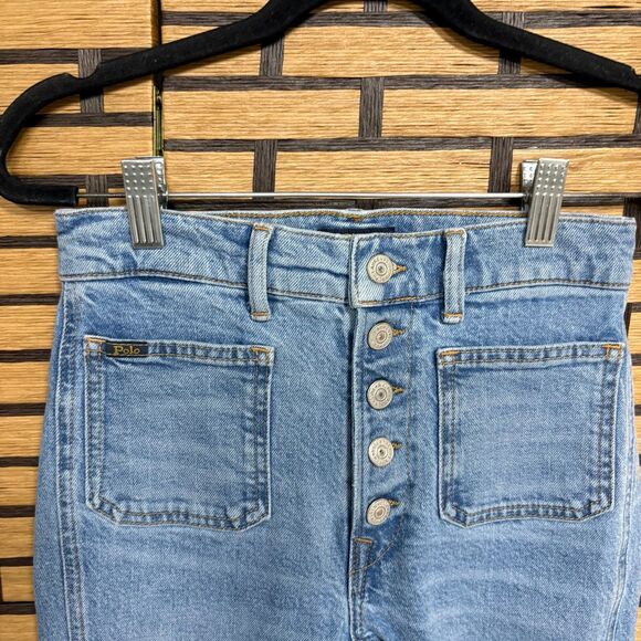 Polo Ralph Lauren Multi Button Skinny Jeans Size 26 - Picture 2 of 10